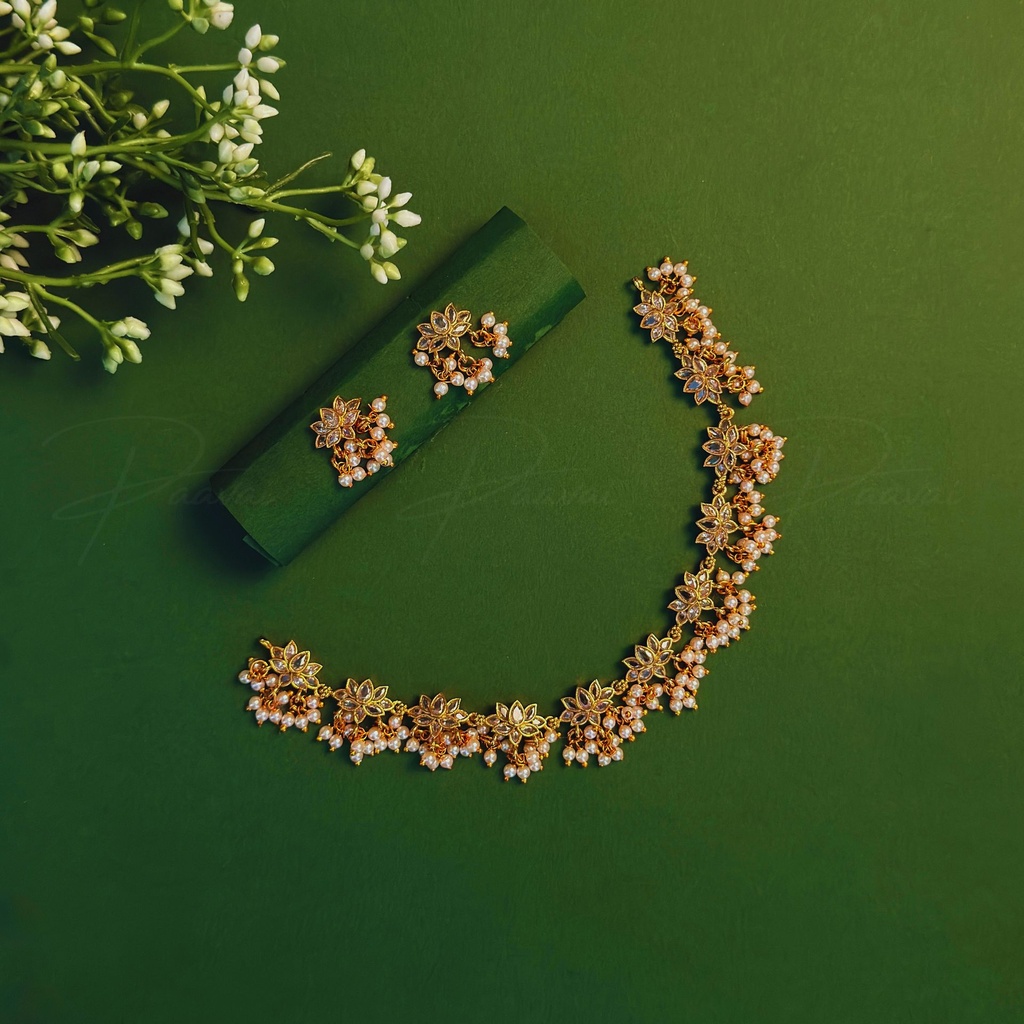 Chain Short Necklace 1048