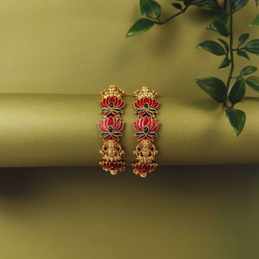 Lotus Gold Bangle 4007